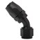 Podavelle 10AN 45 Degree Elbow Hose End Fitting Swivel Aluminum Black