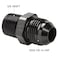Podavelle 10AN Male Flare to 38 NPT Pipe Fitting Adapter Connector Union Straight Aluminum Black