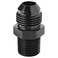 Podavelle 10AN Male Flare to 38 NPT Pipe Fitting Adapter Connector Union Straight Aluminum Black