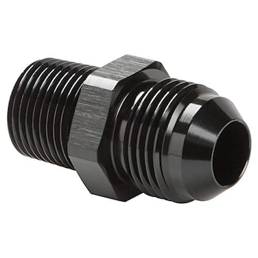 Podavelle 10AN Male Flare to 38 NPT Pipe Fitting Adapter Connector Union Straight Aluminum Black