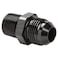 Podavelle 10AN Male Flare to 38 NPT Pipe Fitting Adapter Connector Union Straight Aluminum Black