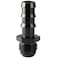 Podavelle 10AN Male Flare to 58 Hose Barb Straight Fitting Adapter Aluminum Black