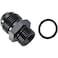 Podavelle 10AN Male Flare to 6AN ORB Oring Boss Fuel Pump Rail Adapter Fitting Aluminum Black
