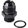 Podavelle 10AN Male Flare to 8AN ORB Oring Boss Fuel Pump Rail Adapter Fitting Aluminum Black