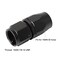 Podavelle 10AN Straight Hose End Fitting Swivel Aluminum Black