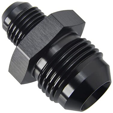 Podavelle 10AN to 6AN Male Flare Reducer Union Adapter Fitting Aluminum Black