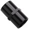 Podavelle 12 NPT Female to 12 NPT Female Coupler Fitting Adapter Straight Aluminum Black