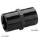 Podavelle 12 NPT Female to 12 NPT Female Coupler Fitting Adapter Straight Aluminum Black