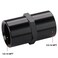 Podavelle 12 NPT Female to 12 NPT Female Coupler Fitting Adapter Straight Aluminum Black