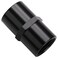 Podavelle 12 NPT Female to 12 NPT Female Coupler Fitting Adapter Straight Aluminum Black