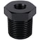 Podavelle 12 NPT Male to 18 NPT Female Bushing Reducer Adapter Fitting Aluminum Black