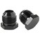 Podavelle 12AN Male Flare Hex Head Plug Fitting Adapter Aluminum Black Pack of 2