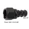 Podavelle 12AN Straight Push Lock Hose Fitting End Adapter Aluminum Black