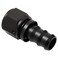 Podavelle 12AN Straight Push Lock Hose Fitting End Adapter Aluminum Black