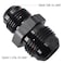 Podavelle 12AN to 10AN Male Flare Reducer Union Adapter Fitting Aluminum Black