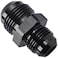 Podavelle 12AN to 10AN Male Flare Reducer Union Adapter Fitting Aluminum Black