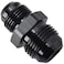 Podavelle 12AN to 10AN Male Flare Reducer Union Adapter Fitting Aluminum Black