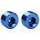 Podavelle 14 NPT Male Thread Allen Head Socket Pipe Plug Fitting Aluminum Blue Pack of 2