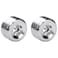 Podavelle 14 NPT Male Thread Allen Head Socket Pipe Plug Fitting Aluminum Silver Pack of 2