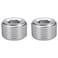 Podavelle 14 NPT Male Thread Allen Head Socket Pipe Plug Fitting Aluminum Silver Pack of 2
