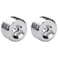 Podavelle 14 NPT Male Thread Allen Head Socket Pipe Plug Fitting Aluminum Silver Pack of 2