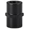 Podavelle 18 NPT Female to 18 NPT Female Coupler Fitting Adapter Straight Aluminum Black