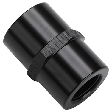 Podavelle 18 NPT Female to 18 NPT Female Coupler Fitting Adapter Straight Aluminum Black