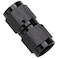 Podavelle 3AN Female to 3AN Female Straight Swivel Coupler Fitting Adapter Union Aluminum Black