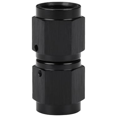 Podavelle 3AN Female to 3AN Female Straight Swivel Coupler Fitting Adapter Union Aluminum Black