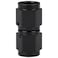 Podavelle 3AN Female to 3AN Female Straight Swivel Coupler Fitting Adapter Union Aluminum Black