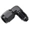 Podavelle 3AN Female to 3AN Male Flare 90 Degree Elbow Swivel Fitting Adapter Coupler Aluminum Black