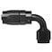 Podavelle 4AN 90 Degree Elbow Hose End Fitting Swivel Aluminum Black