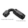 Podavelle 4AN 90 Degree Elbow Hose End Fitting Swivel Aluminum Black