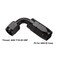 Podavelle 4AN 90 Degree Elbow Hose End Fitting Swivel Aluminum Black
