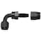 Podavelle 4AN 90 Degree Elbow Hose End Fitting Swivel Aluminum Black