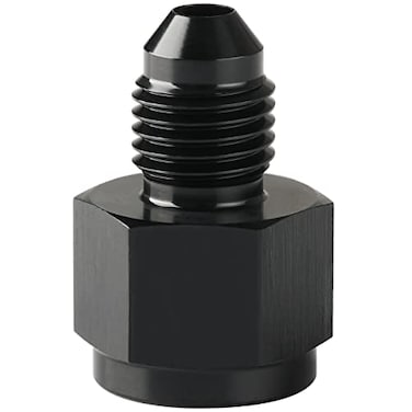 Podavelle 4AN Female to 3AN Male Flare Reducer Adapter Fitting Connector Aluminum Black