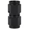 Podavelle 4AN Female to 4AN Female Straight Swivel Coupler Fitting Adapter Union Aluminum Black