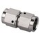 Podavelle 4AN Female to 4AN Female Straight Swivel Stainless Steel Coupler Connector Fitting Adapter