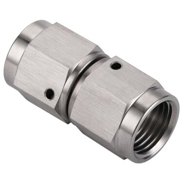 Podavelle 4AN Female to 4AN Female Straight Swivel Stainless Steel Coupler Connector Fitting Adapter