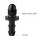 Podavelle 4AN Male Flare to 14 Hose Barb Straight Fitting Adapter Aluminum Black