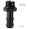 Podavelle 6AN 6 ORB Male to 38 Hose Barb Straight Fitting Adapter Aluminum Black