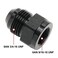 Podavelle 6AN Female to 8AN Male Flare Expander Fitting Adapter Aluminum Black Pack of 2