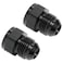 Podavelle 6AN Female to 8AN Male Flare Expander Fitting Adapter Aluminum Black Pack of 2