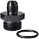 Podavelle 6AN Male Flare to 10AN ORB Oring Boss Fuel Pump Rail Adapter Fitting Aluminum Black