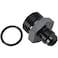 Podavelle 6AN Male Flare to 10AN ORB Oring Boss Fuel Pump Rail Adapter Fitting Aluminum Black