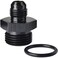Podavelle 6AN Male Flare to 10AN ORB Oring Boss Fuel Pump Rail Adapter Fitting Aluminum Black