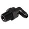 Podavelle 6AN Male Flare to 12 NPT Pipe Swivel 90 Degree Fitting Adapter Connector Aluminum Black