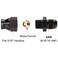 Podavelle 6AN Male Flare to 516 Hardline Compression Fitting Adapter Straight Aluminum Black
