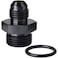 Podavelle 6AN Male Flare to 8AN ORB Oring Boss Fuel Pump Rail Adapter Fitting Aluminum Black