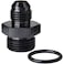 Podavelle 6AN Male Flare to 8AN ORB Oring Boss Fuel Pump Rail Adapter Fitting Aluminum Black